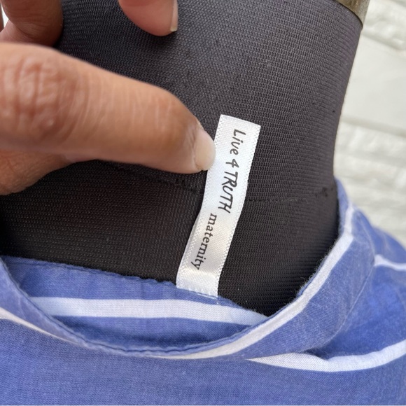 Blue White Striped Top - Picture 5 of 5